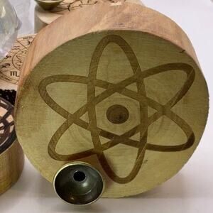 Wood sphere stand/holder - 7